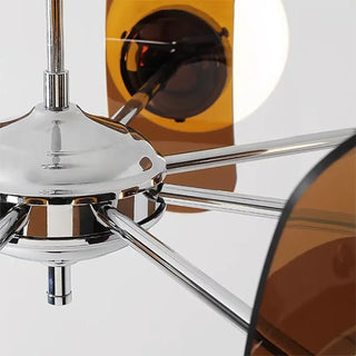 COBOI Retro Globes and Curved Design Ceiling Light – view 6