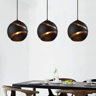 NOLI Round Pendant Black or White Ceiling Light – view 1
