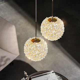 LACA Round Warm Bedroom Ceiling Light – view 1