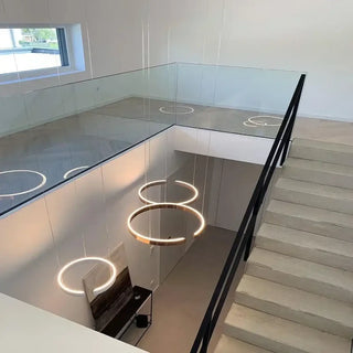ANO Circular Rose Gold LED Modern Ceiling Light – view 4