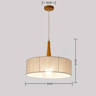 ABATINA Rattan with White Shade Ceiling Light – view 2