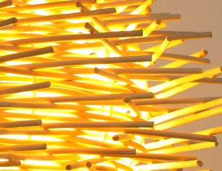 LAMPINAH Rattan Bird Nest Ceiling Light – view 6