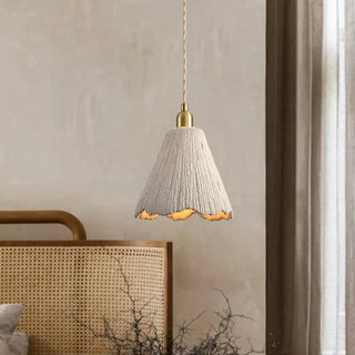 MENCETE Scandi Chic Cement Texture Gilded Ceiling Light – view 4