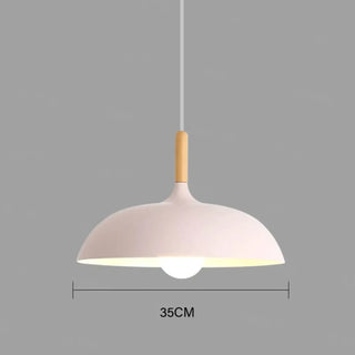 CADI Scandinavian Pure Design Wood Detail Ceiling Light – view 12