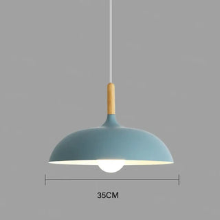 CADI Scandinavian Pure Design Wood Detail Ceiling Light – view 9