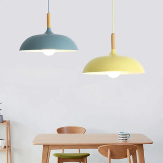 CADI Scandinavian Pure Design Wood Detail Ceiling Light – view 2