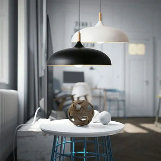 CADI Scandinavian Pure Design Wood Detail Ceiling Light – view 3