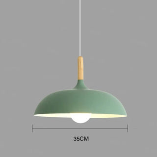 CADI Scandinavian Pure Design Wood Detail Ceiling Light – view 10
