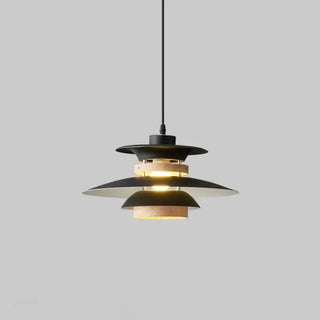 Layered plate pendant lamp, Scandinavian modern design ceiling fixture
