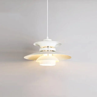Modern Scandinavian pendant light, layered plate design ceiling fixture