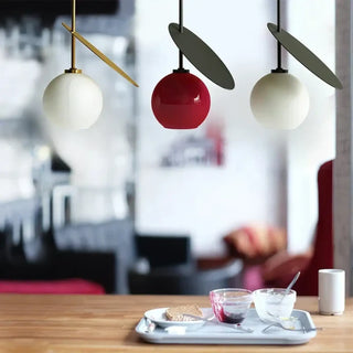 KUGERU Contemporary Colored Sphere Ceiling Light – view 12