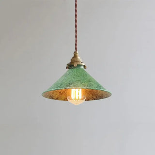 Rustic workshop pendant light, textured metal industrial ceiling fixture