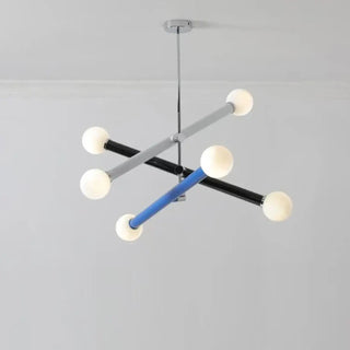 Modern multi-arm hanging ceiling lamp, elegant designer pendant light