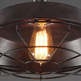 CLOC Industrial Flattened Bell-Shape Ceiling Light – view 3