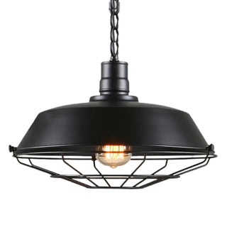 CLOC Industrial Flattened Bell-Shape Ceiling Light – view 7