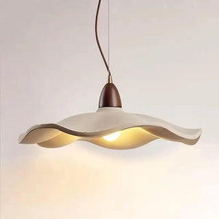 FANIRA Scandinavian Beige and Wood Ceiling Light – view 5
