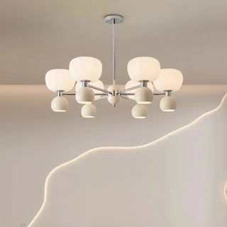 Green modern pendant light, eco-friendly sustainable ceiling hanging lamp