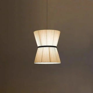 FRABIS Beige Fabric Elegant Design Ceiling Light – view 1