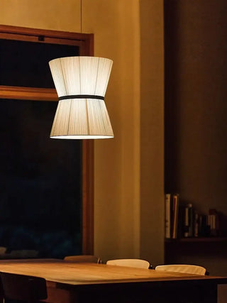 FRABIS Beige Fabric Elegant Design Ceiling Light – view 2