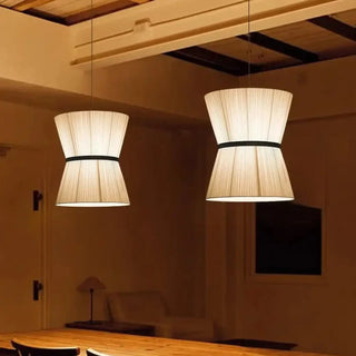 FRABIS Beige Fabric Elegant Design Ceiling Light – view 3