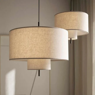 GEIBE Minimalist Fabric Ceiling Light – view 2