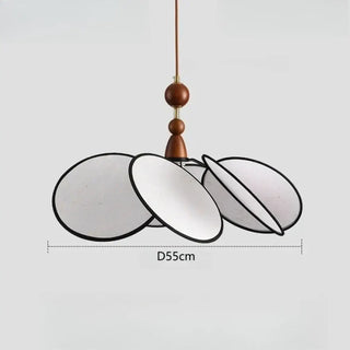 Scandinavian minimalist fabric pendant ceiling lamp, soft ambient hanging light