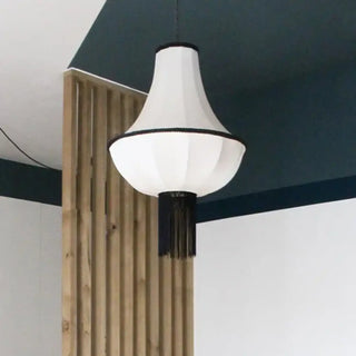 LOBBY Elegant Vintage Fabric Ceiling Light – view 1