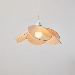 KHAKI Modern Fabric Flower Ceiling Light – view 1