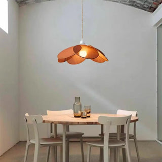 KHAKI Modern Fabric Flower Ceiling Light – view 9
