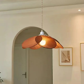 KHAKI Modern Fabric Flower Ceiling Light – view 6