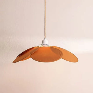 KHAKI Modern Fabric Flower Ceiling Light – view 4