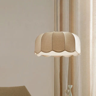GASIE Beige Flower Fabric Ceiling Light – view 2