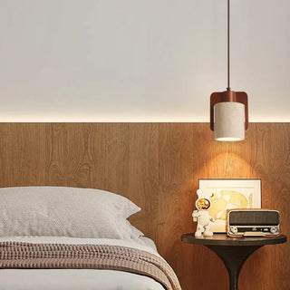 IMAD Minimalist Travertine Ceiling Light – view 2