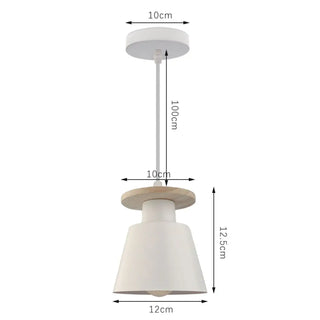 Suspension nordique – Suspension à trois lumières réglable en bois pour îlot de cuisine