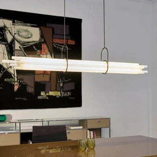 PLATUM Tubular Design Black White Ceiling Light – view 3