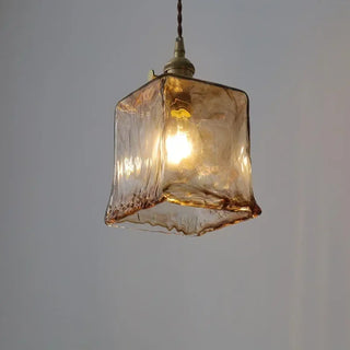 OLDARI Glass Amber Retro Design Pendant – view 2