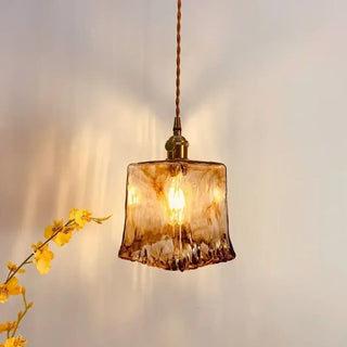 OLDARI Glass Amber Retro Design Pendant – view 4