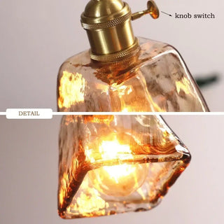 OLDARI Glass Amber Retro Design Pendant – view 10