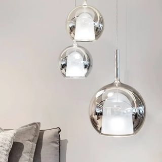 ANSHUNI Modern Amber Glass Ceiling Light – view 5