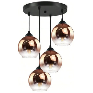 HIARE Vintage Amber Glass Ceiling Light – view 5