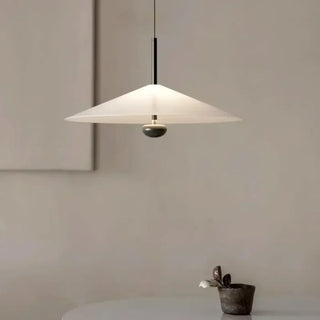 DINIR Pure White Glass Design Ceiling Light – view 3
