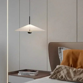 DINIR Pure White Glass Design Ceiling Light – view 1