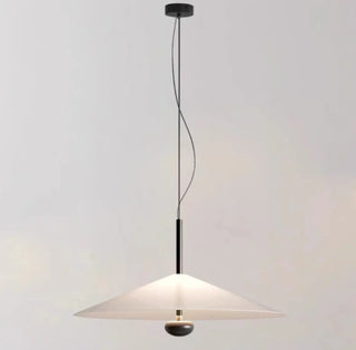 DINIR Pure White Glass Design Ceiling Light – view 7