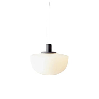 DANISCA Scandinavian White Glass Ceiling Light – view 2