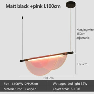 CANDORCE Glass Blue Black Elegant Ceiling Light – view 8