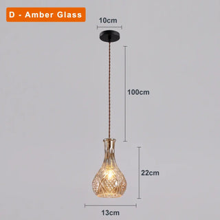 AMIRANI Chased Glass Art Deco Style Ceiling Light – view 14