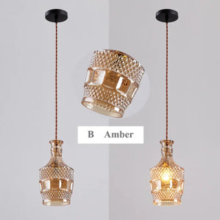 Art Deco Ceiling Light – Vintage Chased Glass Fixture | Elegant Retro Lighting