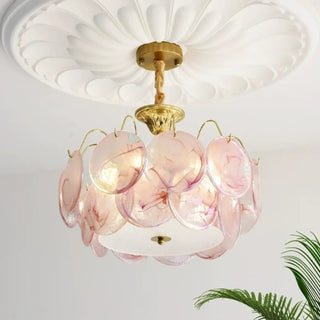 LORCOTE Vintage Coloured Glass Ceiling Light – view 2
