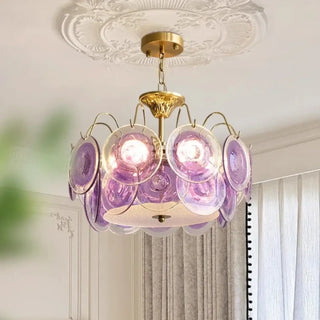 LORCOTE Vintage Coloured Glass Ceiling Light – view 11