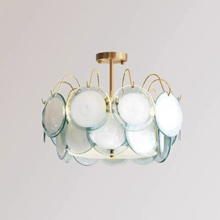LORCOTE Vintage Coloured Glass Ceiling Light – view 10